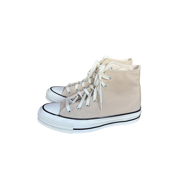 Converse Chuck Seasonal HighTop Lace Up Sneaker Oat Milk/Egret - M4 / W 6 - Picture 6 of 13